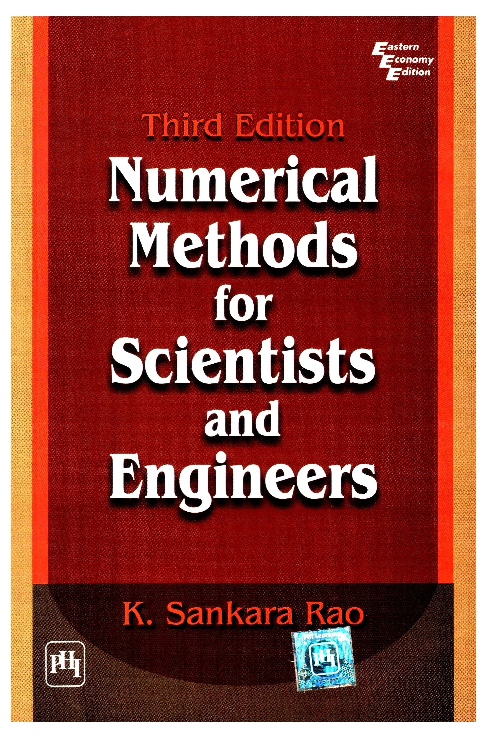 Numerical Analysis Book By Sankara Rao